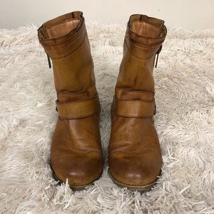 Tan Booties